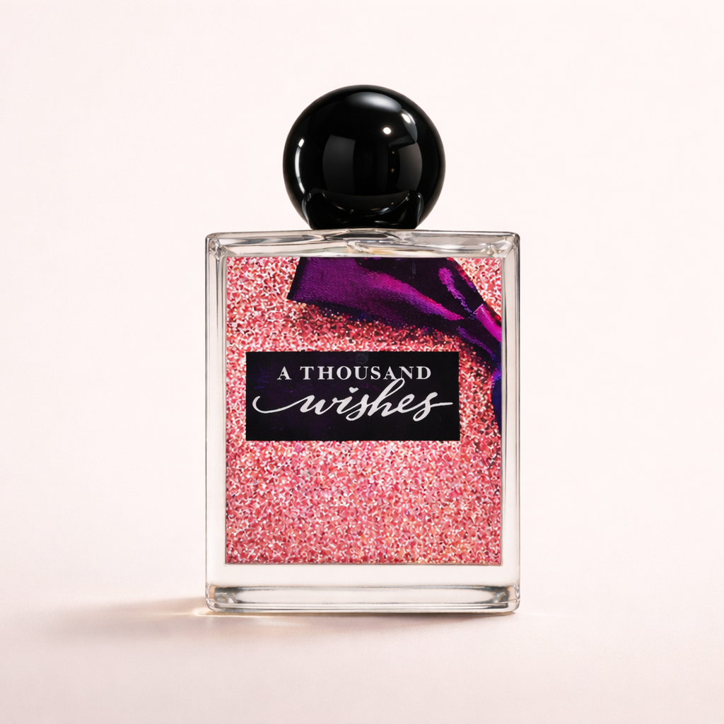 A Thousand Wishes Perfume is a beautifully balanced fragrance that combines fruity freshness with soft florals and warm amber tones. The opening sparkles with sweet pink prosecco and juicy quince, followed by a heart of peony and jasmine for a romantic floral touch. The base settles into warm amber, sandalwood, and musk, creating a long-lasting and comforting finish. &nbsp; This perfume is perfect for everyday use as well as special occasions. Its elegant glass bottle and glossy black cap give it a premium look, making it an excellent choice for gifting. Designed for long wear, this fragrance keeps you feeling fresh and confident throughout the day.